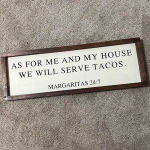 Wall Decor - Tacos Wood Sign